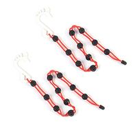 VOANZO 2 pinzas de calcetines organizadoras para lavadora y secadora, soporte para calcetines para lavado y acabado de calcetines, color rojo