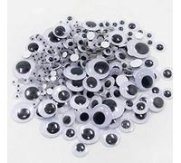 VOANZO 308pcs Wiggle Eyes Googly Eyes Ambiental Autoadhesivo DIY Crafts, tamaños Surtidos de 5 mm a 20 mm