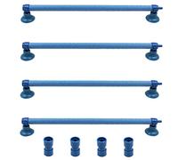 VOANZO 4 piezas de tubo de pared de burbujas de aire de acuario difusor de oxígeno, accesorio de decoración para peceras, acuario, bomba hidropónica (10 pulgadas)