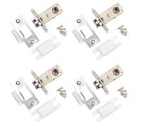 VOANZO 4 piezas tubulares de cierre de morticea conjunto de pestillo de puerta diseñado para ser utilizado con manijas de puerta de palanca de resorte