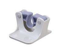 VOANZO 4 Soportes para Escoba de fregona, Soporte para Escoba montado en la Pared, Almacenamiento de Herramientas, Colgador Autoadhesivo, Ideal para Cocina, jardín, Garaje, lavandería(Blanco)