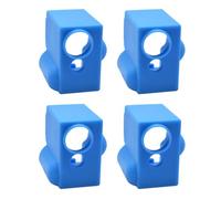 VOANZO 4 x Fundas de Silicona para Bloque Calefactor para Impresora 3D Anycubic Vyper - Calcetín Protector Hotend en Azul, Ideal para Aislamiento Térmico y Rendimiento de Impresión Mejorado