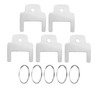 VOANZO 5 Piezas 770301 Dispensador de Toallas de Papel Llave de Acero Inoxidable Dispensador de Papel higiénico con 5 llaveros Soporte para Toallas de Papel de Seda Llave