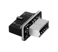 VOANZO Adaptador de placa base USB tipo E a USB 3.0/tipo C adaptador de cabezal de 20 pines Instalación de enchufe USB
