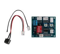 VOANZO Controlador de Ventilador Independiente PWM, termostato de 4 Cables de 12 V CC, Controlador de Velocidad de Ventilador PWM, Placa de módulo DIY para Control de Temperatura de Ventilador de PC