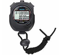 VOANZO Cronómetro Deportivo Temporizador 1/100 segundos Precisión 10 Memorias Pantalla Grande para Natación Correr Deportes Entrenamiento