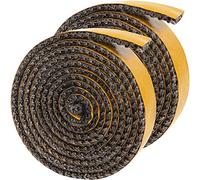 VOANZO Cuerda de Fuego para Estufa de Leña Revestimiento de Sello Autoadhesivo para Estufa Cinta de Cuerda de Fuego para Chimeneas Chimeneas Puerta del Horno -2mm x 15mm x 2m