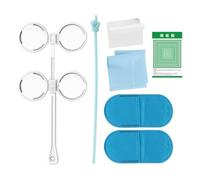 VOANZO Espejo de Entrenamiento para Ajuste de visión de Disparo inverso Inversor de oftalmología Flipper óptico Flipper óptico Flipper de Lente Flipper de Prueba Juego de Lentes de Prueba (±200°)