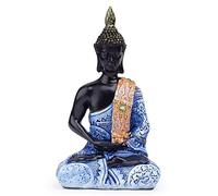 VOANZO Estatua de Buda tailandés meditando paz armonía decoración del hogar