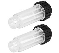 VOANZO Filtro de agua para todas las lavadoras a presión Karcher con conexión de agua de 3/4 pulgadas, incluye filtro de inserción (paquete de 2)