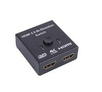 VOANZO HDMI Switch bidireccional HDMI Splitter 2 en 1 salida o 1 en 2 salida compatible con 4K 3D HD 1080P para PS4 PS3 Xbox Blu-ray Player DVD HDTV