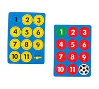 VOANZO Imanes numerados para Jugadores de fútbol, repuestos para Entrenamiento de tácticas magnéticas, Piezas de ajedrez con Goteo para fútbol