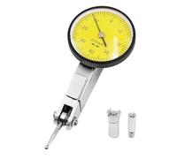 VOANZO Indicador de dial 0.01mm Indicador de prueba de marcado de precisión Indicador de palanca Rango de indicador de dial 0-0.8 mm para mediciones durante el mecanizado Montaje e inspección