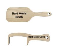 VOANZO Juego de bromas con Peine para Hombre Calvo, Divertido Cepillo para peinar sin Pelo, Regalo de Broma para Hombres, Divertido Cepillo para peinar sin Dientes para Regalo de Amigos