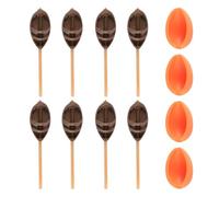 VOANZO Juego de comederos para Pesca de Carpas, comedero Integrado en línea para el método de Cebo con 2 comederos en línea y Molde para una distribución eficaz del Cebo