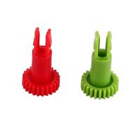 VOANZO Juego de Engranajes para Motor de Cepillo Lateral para aspiradora Robot 950 920 N5 N8 T5 T9 T8 Accesorios 1 Engranaje Rojo 1 Engranaje Verde Piezas de Repuesto para Robot de Limpieza