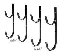 VOANZO Juego de Ganchos para Postes de Piscina, 4 Piezas, de Aluminio, para Postes telescópicos, Herramientas de jardín y Accesorios de Piscina