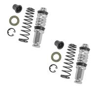 VOANZO Kit de reconstrucción de Cilindro Maestro de 2 Juegos para reparación de Bomba de Freno y Embrague de Motocicleta, Varillas de pistón de Cilindro Maestro de 12,7 mm y Accesorios