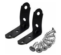 VOANZO Kit de reparación de bisagras de 2 Piezas, edición Negra, Kit de reparación de bisagras de guantera para A4 S4 B6 B7 RS4, Piezas de reparación de guantera compatibles con bisagras A4