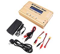 VOANZO LiPo 1S-6S Cargador de batería Digital de Descarga equilibrada para baterías NiMH NiCD de Hierro de Litio con Pantalla LCD Hobby Tamiya JST EC3 Hitec Deans Ports