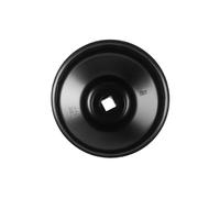 VOANZO Llave de Filtro de Aceite de 86 mm y 16 Ranuras, Herramienta de extracción de Vaso para Tuning de automóviles Llave de Filtro de Aceite de 86 mm Aleación de Aluminio con Revestimiento