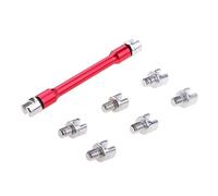 VOANZO Llave dinamométrica para radios de Motocicleta Juego de Llaves CNC para radios de Bicicleta 5.0-6.8 para la mayoría de Las Motocicletas -Rojo