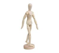 VOANZO Maniquí articulado de madera de 20,3 cm, perfecto para decoración del hogar/dibujo de la figura humana