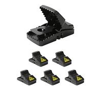 VOANZO Mousetrap Mousetrap 6-Pack Interior Exterior Mousetrap Mata instantáneamente roedores Mousetrap Rat Killer