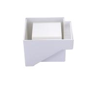 VOANZO Plantas suculentas Molde de Silicona para hormigón Escaleras Maceta de Forma Cuadrada Molde de Arcilla de Cemento Mini Olla Moldes de Yeso para Manualidades