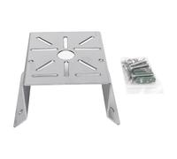 VOANZO Soporte de Esquina de monitoreo de Acero Inoxidable, Soporte de Esquina Universal para cámaras de Seguridad, Base de Soporte de cámara Domo, Soporte de Montaje de Esquina de Metal
