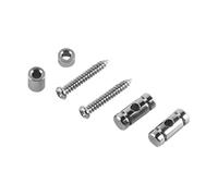 VOANZO Soporte para árbol de cuerdas de guitarra Soporte para cuerdas con rodillo de guitarra con tornillos de montaje Soporte para árbol de cuerdas de guitarra para guitarra eléctrica Guía (plateado)