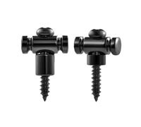 VOANZO Soporte para Cuerdas de Guitarra, Soporte para Cuerdas con Rodillo para Guitarra, con Tornillos de Montaje, Soporte para Cuerdas de Guitarra eléctrica, guía para Cuerdas (Negro)