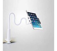 VOANZO Soporte para teléfono Celular, Soporte Flexible para teléfono Perezoso de 80 cm de Largo, Soporte de Montaje con Abrazadera de Brazo para Todos los teléfonos y tabletas - (Blanco)