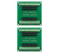 VOANZO uds ESP8266 Placa de ruptura GPIO 1 en 2 Placa de Tornillo de Terminal Compatible con ESP8266 ESP12E Bloque Placa de Desarrollo de microcontrolador PCB