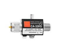 VOANZO VOANZOLightning Protector CA-35RS Coaxial Lightning Surge Protector Pararrayos Macho a Hembra Conector UHF