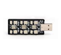 VOANZOCargador de batería LiPo 1S USB 3,8 V/4,35 V Cargador de 6 Canales 1S LiHV para conectar Cargadores de teléfonos móviles Bancos de energía Tomas USB de Ordenador