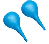 Voarge 2 limpiadores de oídos, 60 ml, removedor de cerumen, de silicona, para una limpieza suave de cerumen, enjuague de oído, azul