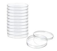Voarge 20 x Plásticos de plástico para cultivo de bacterias estériles con tapa, 70 mm x 15 mm, bandeja de cultivo de bacterias con tapa para cultivo de laboratorio de levadura bacteriana