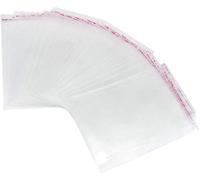 Voarge 200 Bolsas de celofán Transparentes Autoadhesivas pequeñas de 15 x 22 cm, Bolsas de plástico OPP Transparente para Bombones, Dulces, Galletas, Regalos