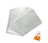 VOARGE - 200 bolsas de celofán transparentes de 7 x 10 cm, pequeñas bolsas planas transparentes para galletas, dulces, regalos para dulces y dulces