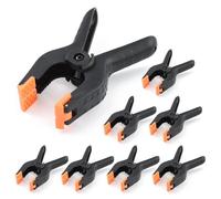 Voarge 8 piezas de plástico clips de sujeción, virolas para fotografía, estudio fotográfico, fondo, artesanía, terraza
