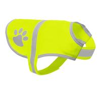 Voarge Chaleco reflectante de seguridad para perros de alta visibilidad, chaleco reflectante chaleco de seguridad para mascotas para noche al aire libre (amarillo, M)
