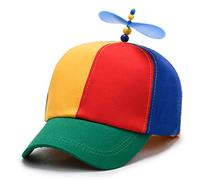 Voarge Gorra de hélice, gorra de hélice, gorra de helicóptero, gorra de béisbol para adultos y niños, tamaño ajustable (diseño unisex), color, M