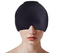 Voarge Gorro Migraña, 360° Gorro Hielo para el alivio del dolor de cabeza, Antifaz Migraña compresa fría con forma