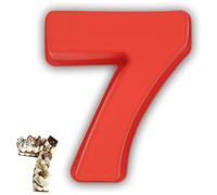 Voarge Molde de silicona con números, molde para hornear números grandes 3D Number Cake Molde para hornear número DIY cumpleaños infantil molde con números, patrón de números, fabricación de pasteles