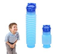 Voarge Orinal portátil para niños, portátil Dibujos Animados Niños Unisex Orinal Viaje Urinario Auto WC Pee,Azul 750ML