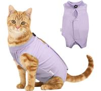 Voarge traje de recuperación para gatos después de la operación, antifugas, evita lamer, desgaste y mantenimiento del calor