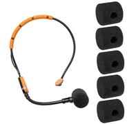 Voarmaks 5 fundas de micrófono SM31 compatibles con Shure SM31 P31 PGA31-TQG SM31FT, BLX14/SM31 BLX14/P31 sistema de micrófono/auriculares inalámbricos, micrófono de espuma de alta densidad con