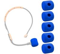 Voarmaks 5 fundas de micrófono SM31 compatibles con Shure SM31 P31 PGA31-TQG SM31FT, BLX14/SM31 BLX14/P31 sistema de micrófono/auriculares inalámbricos, micrófono de espuma de alta densidad, filtro de