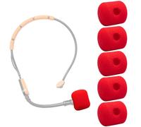 Voarmaks 5 fundas de micrófono SM31 compatibles con Shure SM31 P31 PGA31-TQG SM31FT, BLX14/SM31 BLX14/P31 sistema de micrófono/auriculares inalámbricos, micrófono de espuma de alta densidad, filtro de